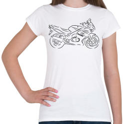 printfashion suzuki. gs500f - Női póló - Fehér (2926409)