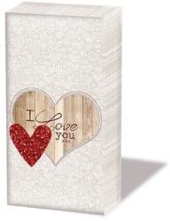 Ambiente I Love You papírzsebkendő 10db-os - szep-otthon