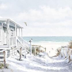 Ambiente Beach Cabin papírszalvéta 33x33cm, 20db-os