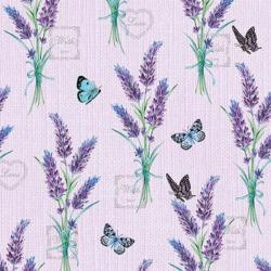 Ambiente Lavender With Love Lilac papírszalvéta 33x33cm, 20db-os