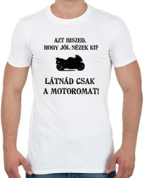 printfashion LÁTNÁD2 - Férfi póló - Fehér (2910843)