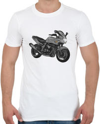 printfashion kawasaki zr7 - Férfi póló - Fehér (2909097)