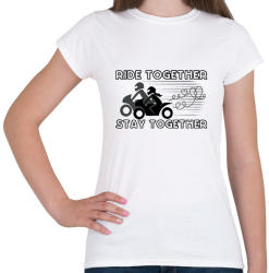 printfashion ridetogether - Női póló - Fehér (2923693)