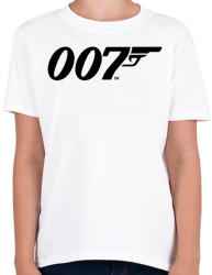printfashion 007 logo - Gyerek póló - Fehér (2893858)