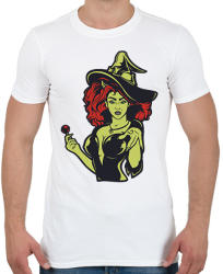 printfashion Witch lollipop - Férfi póló - Fehér (2919961)