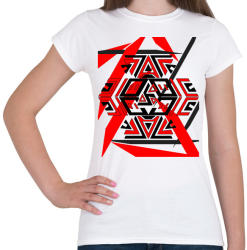 printfashion black&red1 - Női póló - Fehér (2896921)