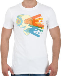 printfashion Musiclover - Férfi póló - Fehér (2940338)