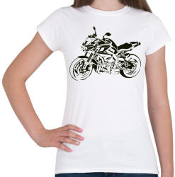 printfashion yamaha mt5 - Női póló - Fehér (2927767)