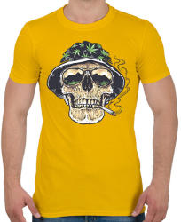 printfashion Ganjaman - Férfi póló - Sárga (2956724)