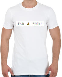 printfashion Far alone - Férfi póló - Fehér (2889309)