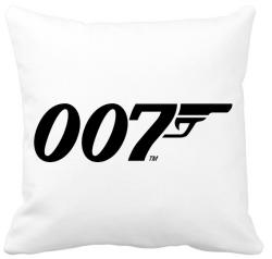 printfashion 007 logo - Párnahuzat, Díszpárnahuzat - Fehér (2893942)