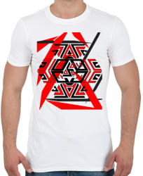 printfashion black&red1 - Férfi póló - Fehér (2896875)