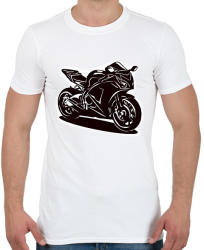 printfashion cbr firebla - Férfi póló - Fehér (2894935)