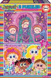 Educa Puzzle Gyerekek és Angyalok Educa 2x100 darabos 6 évtől (18320)