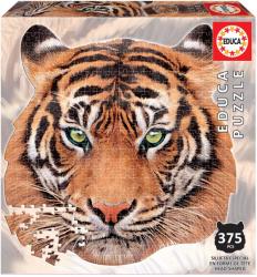 Educa Puzzle Tiger face shape Educa 375 darabos és Fix ragasztó 11 évtől (18475)