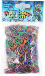 Rainbow Loom eredeti kaméleon gumi mix 600 darab 6 évtől (RL7916)