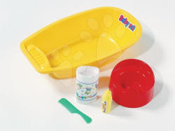 Dohány Kiskád játékbaba fürdetéséhez Dohány 4 db kiegészítővel sárga (DH5023)