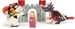 Tender Leaf Fa lovag sárkánnyal és hercegnővel Knight and Dragon tales Tender Leaf Toys mesés kastélyban (TL8324)
