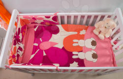 toTs Babaágynemű garnitúra Joy toTs-smarTrike nyuszis takaró, lepedő és fejvédő 100% pamut szatén rózsaszín (TO240102)