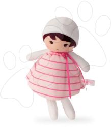 Kaloo Rongybaba csecsemőknek Rose K Tendresse Kaloo 18 cm csíkos ruhában lágy textilből 0 hó-tól (K962093)