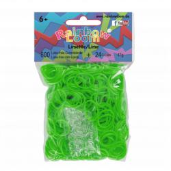 Rainbow Loom eredeti transzparens gumik 600 darab világoszöld 6 évtől (RL7805)