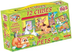 Dohány Mesekockák Háziállatok Dohány 12 darabos (DH60216)