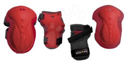 smarTrike Védőfelszerelés Safety Gear set M smarTrike térdre és csuklóra ergonomikus műanyagból piros 9 évtől (ST4002004)