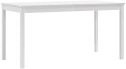 vidaXL Masă de bucătărie, alb, 140 x 70 x 73 cm, lemn de pin (283399)