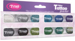 TyToo TyToo: Hideg színek válogatása csillámpor szett 12x2, 5ml (CTPS0033) - jatekshop