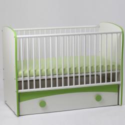 Bebe Design Patut culisant cu leganare Baby Fashion Verde Bebe Design - caruciorcopii - 850,00 RON