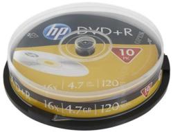 HP DVD-R lemez, 4, 7 GB, 16x, 10 db, hengeren, HP (DVDH-16B10) (69315)