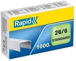 RAPID Tűzőkapocs, 26/6, horganyzott, RAPID Standard (E24861300) (24861300)
