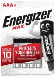 Energizer Elem, AAA mikro, 4 db, ENERGIZER Max (EEAAA4MA) (E300124203/E300124200)