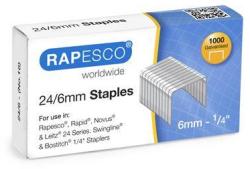 Rapesco Tűzőkapocs, 24/6, horganyzott, RAPESCO (IRS24607Z3) (S24607Z3)