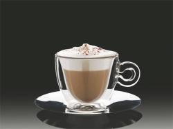 Cappuccinos csésze rozsdamentes aljjal, duplafalú, 2db-os szett, 16, 5cl Thermo (KHPU144) (1209TRM004)