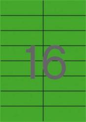 APLI Etikett, 105x37 mm, színes, APLI, zöld, 320 etikett/csomag (LCA1598) (01598)