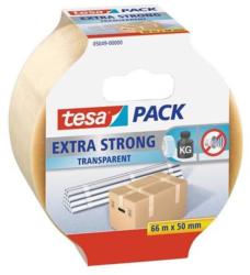 tesa Csomagolószalag, 50 mm x 66 m, TESA Extra Strong, átlátszó (TE57171) (57171-00000-03)