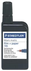 STAEDTLER Tustinta, 22 ml, STAEDTLER Mars® Matic 745 M, fekete (TS745M29) (745 M2-9)