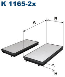 Filtron K1165-2x Filtron pollenszűrő