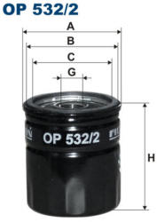 Filtron OP532/2 Filron olajszűrő