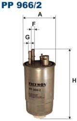 Filtron PP966/2 Filtron üzemanyagszűrő