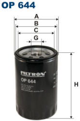 Filtron OP644 Filron olajszűrő