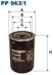 Filtron PP963/1 Filtron üzemanyagszűrő