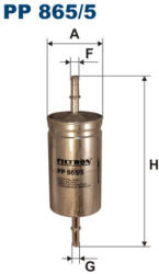 Filtron PP865/5 Filtron üzemanyagszűrő