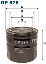 Filtron OP576 Filron olajszűrő