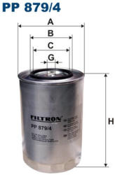 Filtron PP879/4 Filtron üzemanyagszűrő