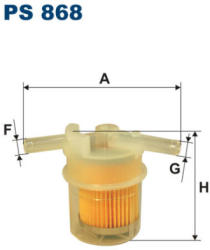 Filtron PP868 Filtron üzemanyagszűrő
