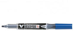 Pilot Marker pentru tablă Pilot Vboard Master S Plus diverse culori 1.3 mm vârf rotund albastru (PWBMA-VS-EFL-BG)