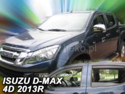 HEKO ISUZU D-MAX II 4 ajtós első+hátsó szélterelő/légterelő 2012-től, 4 db-os készlet 34005