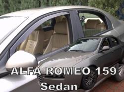 HEKO Alfa Romeo 159 Sedan/Lépcsőshátú 4 ajtós első+hátsó légterelő/szélterelő 2005-2011, 4 db-os készlet 10119